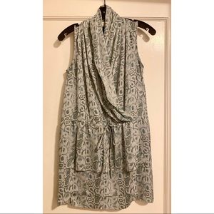 RACHEL Rachel Roy Sleeveless Mini Snakeskin Dress